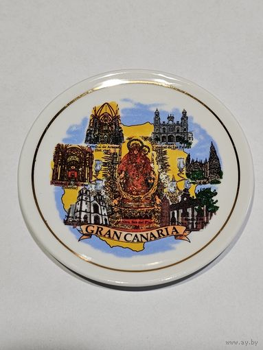 Тарелка сувенирная тарелочка Гран-Канария Испания.