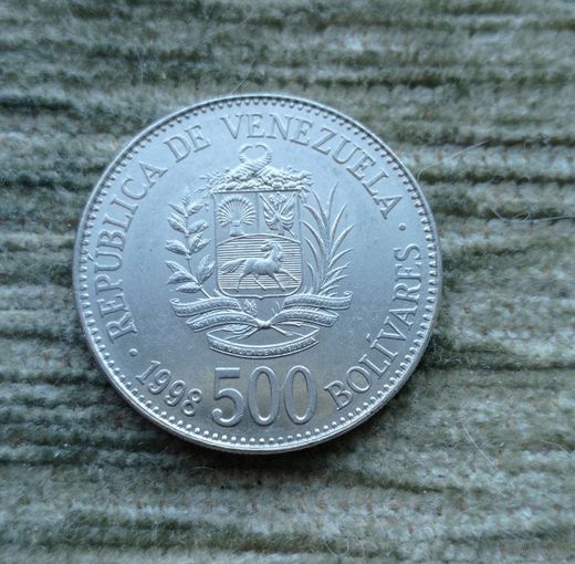 Werty71 Венесуэла 500 боливаров 1998