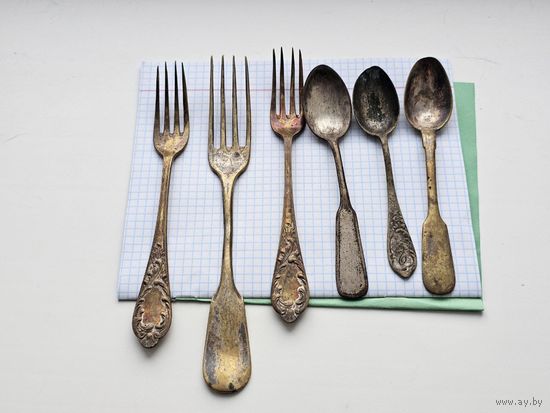 Винтажные вилки и ложки