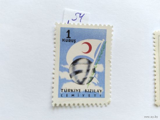 Турция  1954  (марки Кр.Полумесяца)