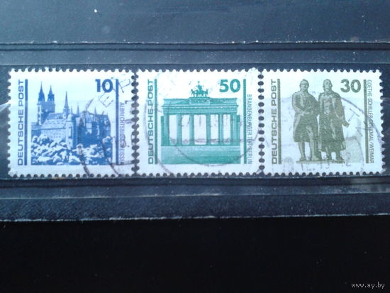 ГДР 1990 Стандарт, здания и памятники