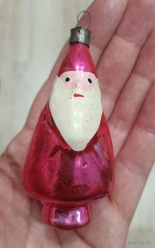 Елочные игрушки, стекло,  дед мороз