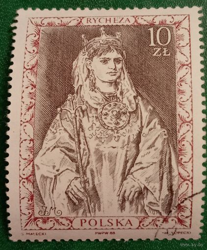 Польша 1988. Королева Польши Рихеза Рыкса Лотарингская