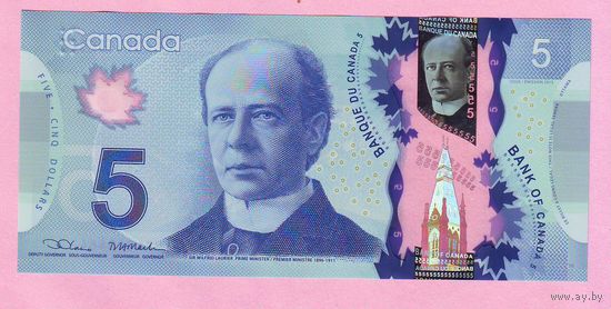 Канада. 5 долларов 2013 год - состояние !
