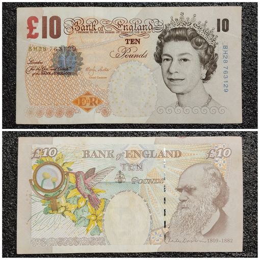 10 фунтов Великобритания обр. 2000 г.