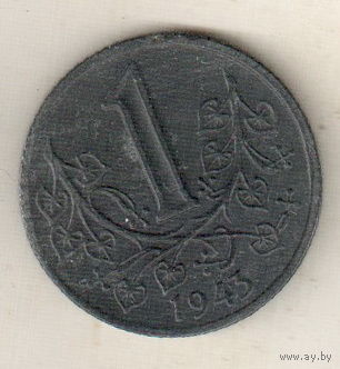 Богемия и Моравия 1 крона 1943