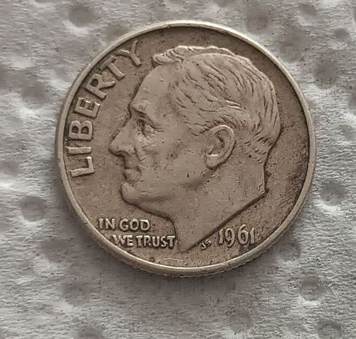 США 10 центов 1961