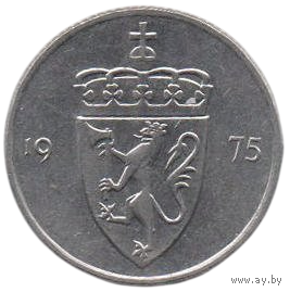 Королевство Норвегия. 50 эре 1975.
