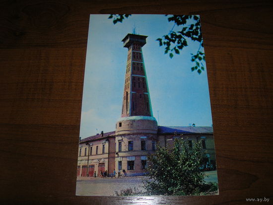 Рыбинск Пожарная каланча 1971 год чистая