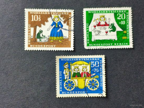 Германия 1966. Благотворительные марки - Сказки Братьев Гримм