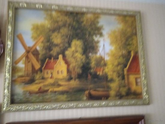 РЕПРОДУКЦИЯ В РАМКЕ.  70х50см.   РАСПРОДАЖА КОЛЛЕКЦИИ.