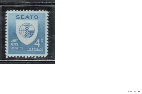США-1960, (Мих.779),  **  ,  СЕАТО   (одиночка)