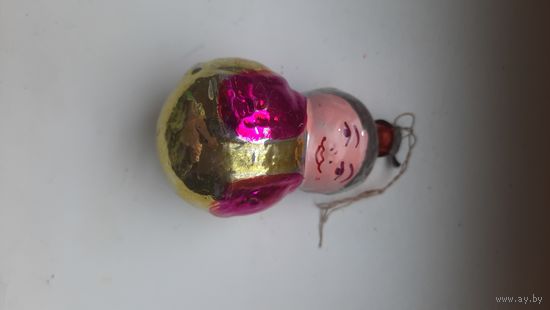 Ёлочная игрушка,,Девочка матрёшка,,СССР.