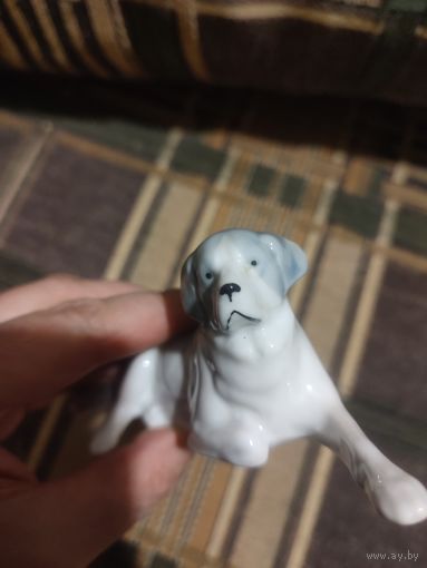 Статуэтка собака pfeffer gotha, германия
