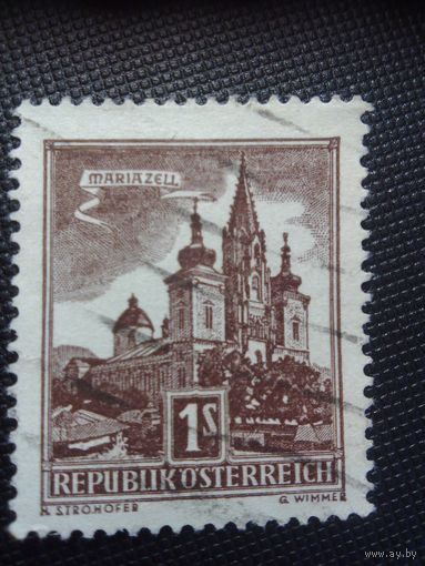Австрия. Стандарт. 1957г. гашеная