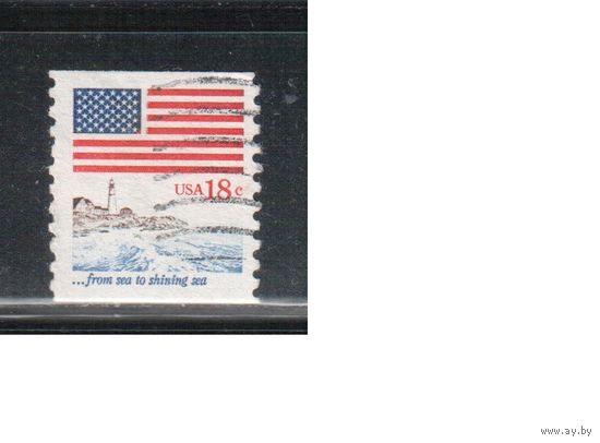США-1981, (Мих.1465) ,  гаш. , Стандарт, Флаг,