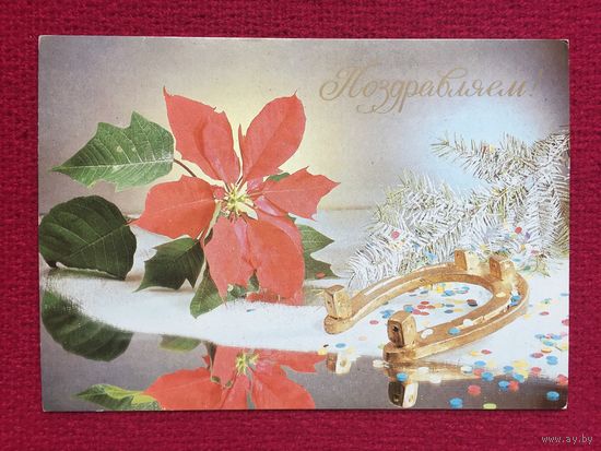 Поздравляем! Киндрова. 1989 г. Чистая.