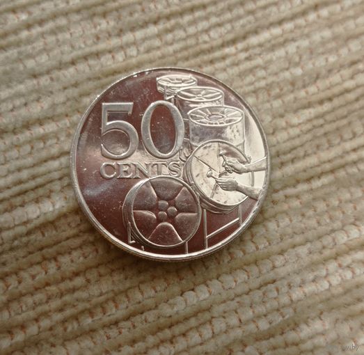 Werty71 Тринидад и Тобаго 50 центов 2003  Национальные барабаны