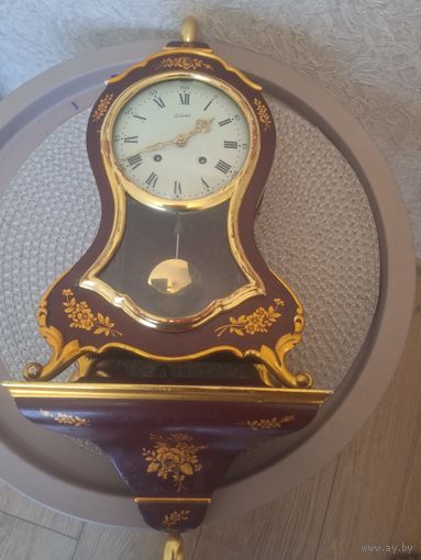Консольные часы Le Castel  из Швейцарии  С рубля