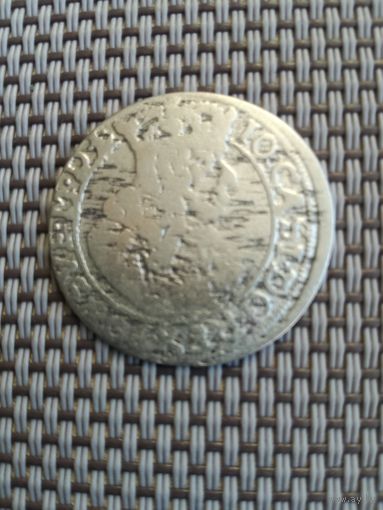 6 грошей 1663 года, АТ.