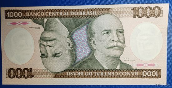 Бразилия 1000 крузейро 1981-1986 г. P-201d