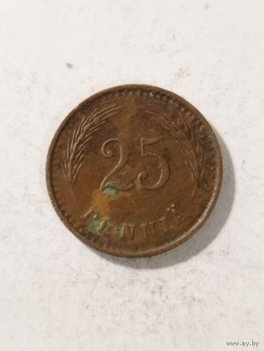 Финляндия 25 пенни 1943
