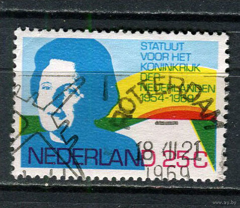 Нидерланды - 1969 - Королева Юлиана - [Mi. 933] - полная серия - 1 марка. Гашеная.  (Лот 38GL)-T2P43