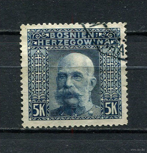 Босния и Герцоговина (Австро-венгерская администрация) - 1906 - Кайзер Франц Иосиф I 5Kr - [Mi.44] - 1 марка. Гашеная.  (Лот 63Do)