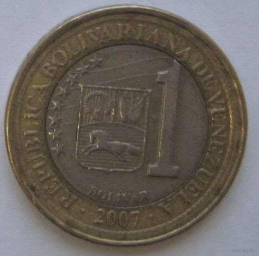 Венесуэла 1 боливар 2007