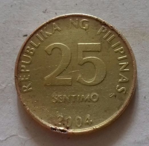 25 сентимо, Филиппины 2004 г.