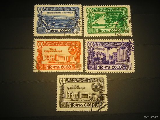 СССР 1949 20 лет Таджикской ССР (1)