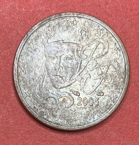 Франция, 2 евроцента 2005г.