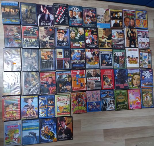 Диски с СОВЕТСКИМИ фильмами, сериалами, МУЛЬТФИЛЬМАМИ 54 штуки