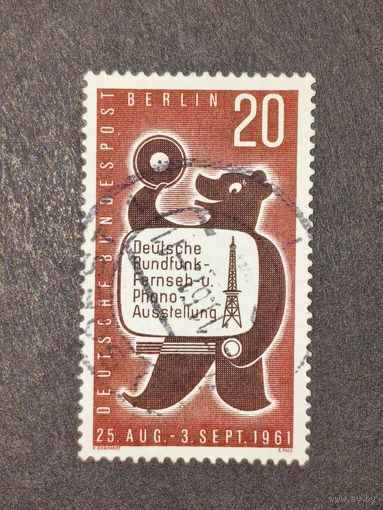Германия 1961. Берлин. Выставка радио, телевидения и фонографов. Полная серия