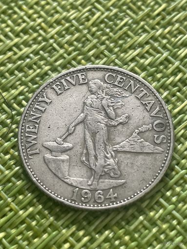 Филиппины 25 сентаво 1964 г
