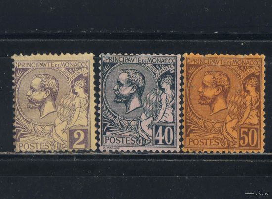 Монако 1891 Альберт I Стандарт #12,17-8*