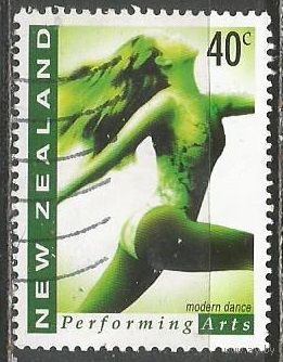 Новая Зеландия. Искусство модернистского танца. 1998г. Mi#1645.