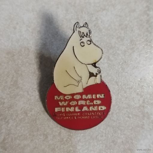 Значок Фрекен Снорк из Moomin World, Финляндия, выпущенный в 1990-х годах.
