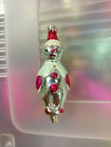 Ёлочная игрушка Клоун,ссср