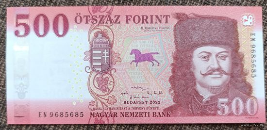 500 форинтов 2022 года - Венгрия - UNC