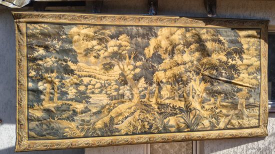 Шпалера,гобелен. Франция 18-19 век. Большой.