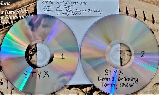 DVD MP3 STYX, Dennis DeYOUNG, Tommy SHAW полная дискография (Progressive rock, Pop rock, Hard rock, Blues rock, AOR) - 2 DVD