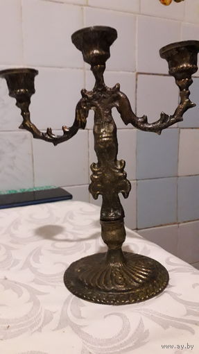 Подсвечник. Бронза.