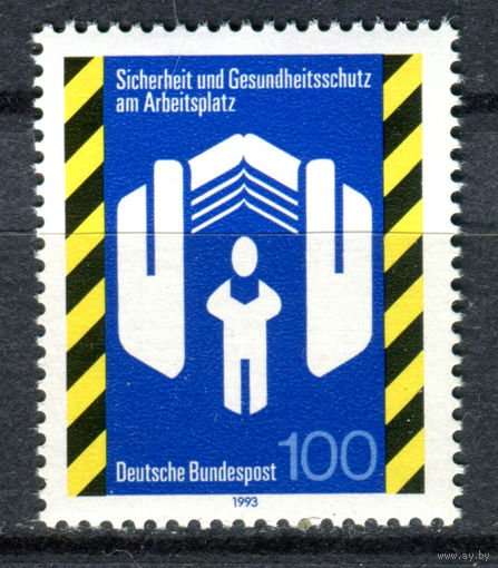 Германия - 1993г. - Международный год безопасности и охраны здоровья на рабочих местах - полная серия, MNH [Mi 1649] - 1 марка