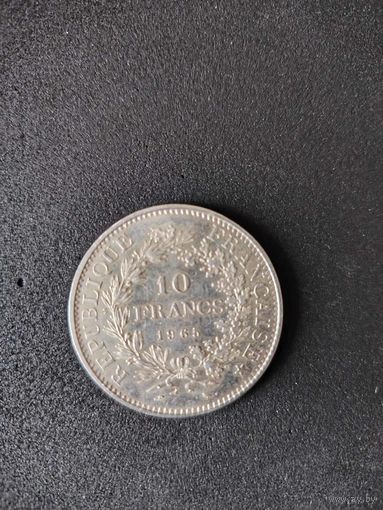 10 франков 1965 г