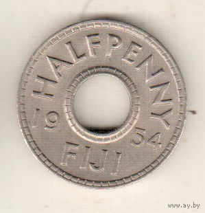 Фиджи 1/2 пенни 1954