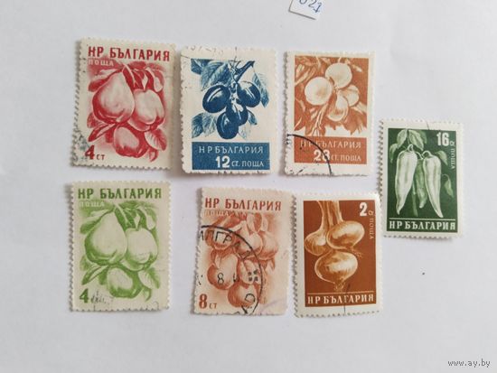 Болгария 1955-57 овощи 7м