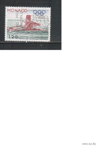 Монако-1976(Мих.1228)   гаш.  , Спорт, ОИ-1976
