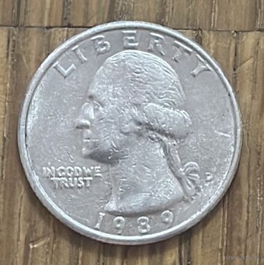 25 Центов США 1989г.