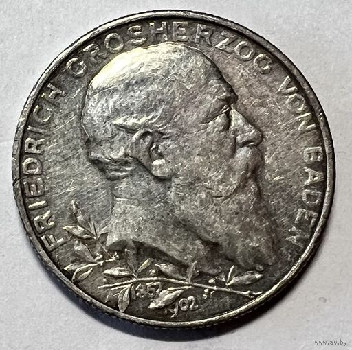2 марки 1902. Баден